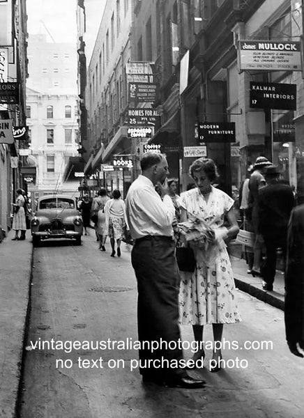 Shoppers on Rowe Street, Sydney, NSW