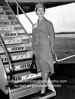 Qantas Hostess in Uniform