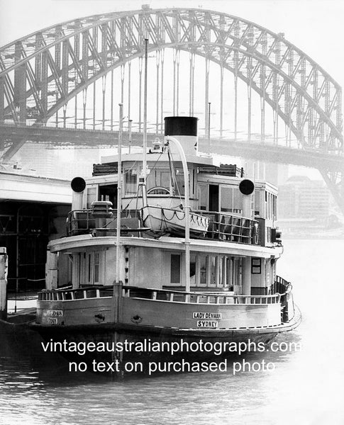 Lady Denman Under the Sydney Harbour Bridge, NSW