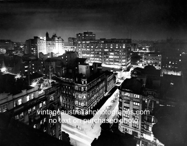 Night Scene in Sydney, NSW