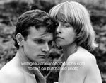 Richard Moir and Judy Morris embrace on the set of "In Search of Anna"