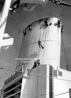 Maintenance Workers Cleaning The Funnel at Pyrmont